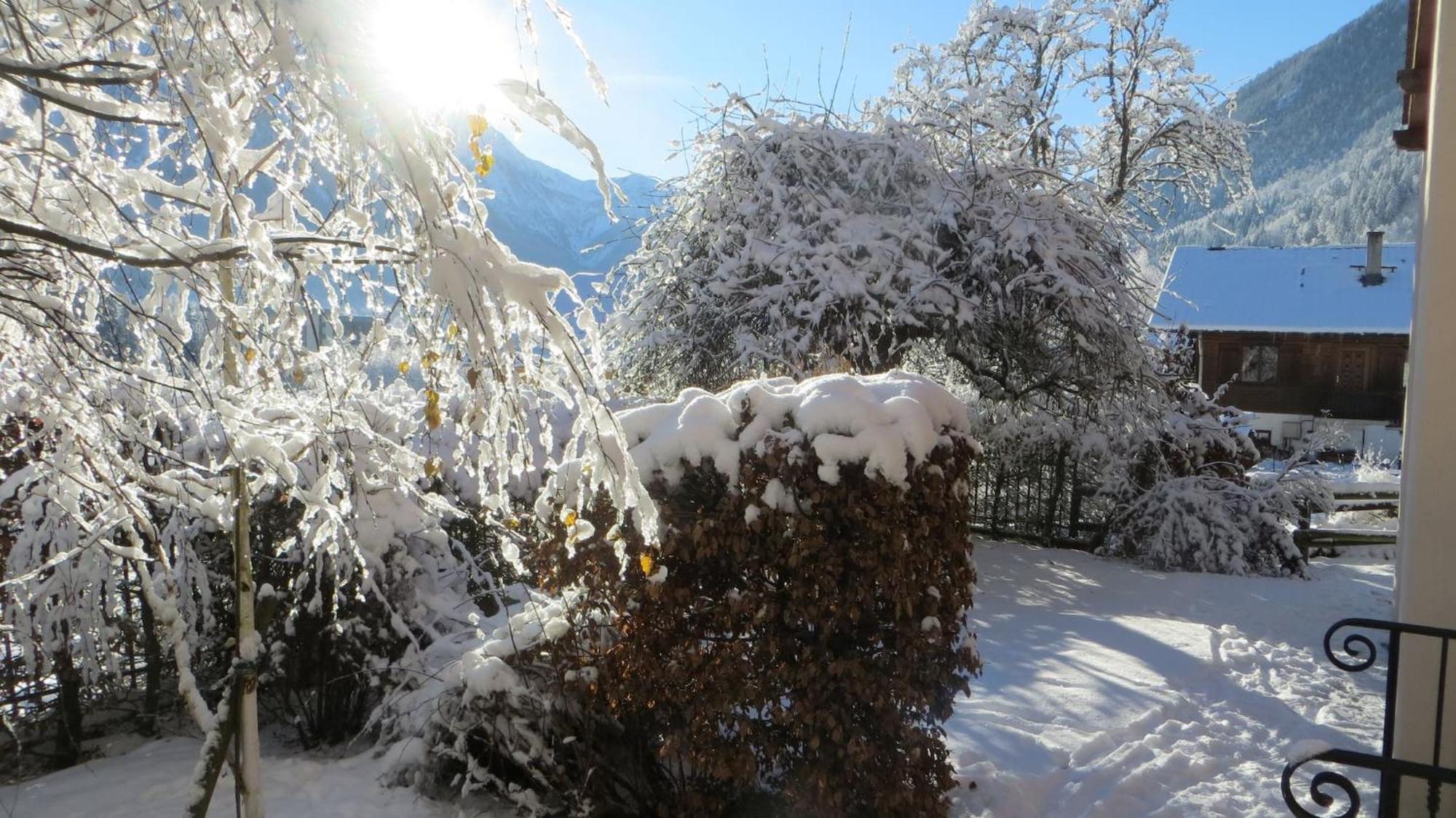 דירות Les Alpins - Centre De Chamonix - Renove Avec Jardin Et Vue Imprenable Sur Le Montblanc מראה חיצוני תמונה